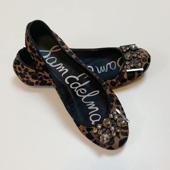 Sam Edelman Shoes - Sam Edelman Caper Flats Leopard Hair 8.5